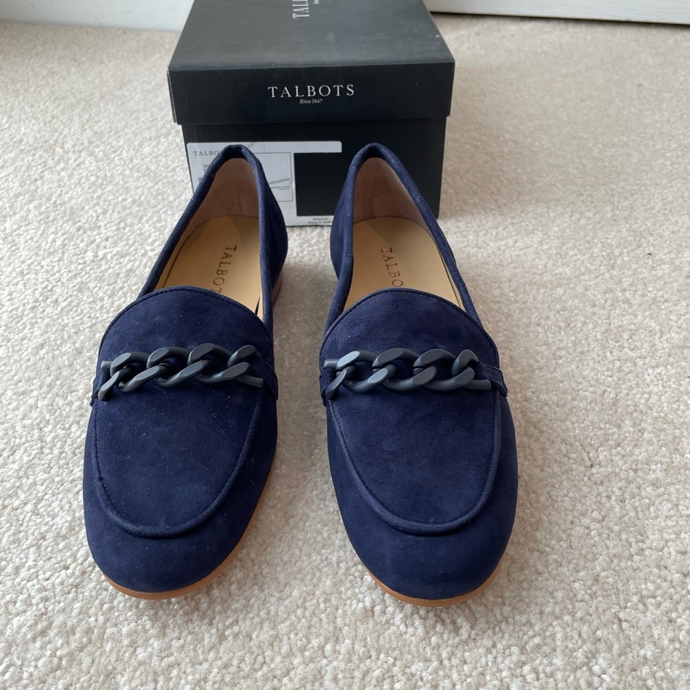 Talbots suede loafers